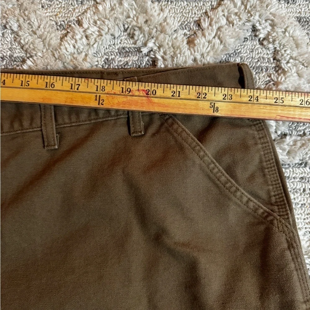 Carhartt RN#14806 Cargo Work Utility Carpenter Pants 50x32 Brown Loose Orig Fit